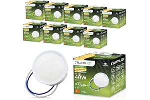 LUMILED moduł LED INSERT 5 W (ekwiwalent halogenu 50 W), ekstra płaski punkt, 470 lumenów, ciepła biel 3000K, kąt świecenia 120 stopni, Ra>80, nie ściemnialna, żarówki ceramiczne, opak. 10 szt.