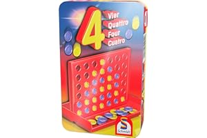 Schmidt Spiele 51214 BMM Vier, Bring Mich mit Spiel in der Metalldose, bunt