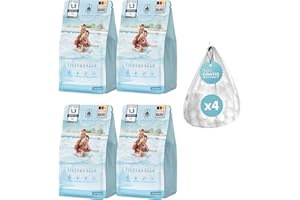 Birkental Pool Filterbälle mit Wäschenetz - langlebige Filterballs -Ersatz für Quarzsand, 25kg Filtersand- Filter Balls für Sandfilteranlage Poolzubehör Poolreiniger -auch Salzwasser geeignet (2800g)