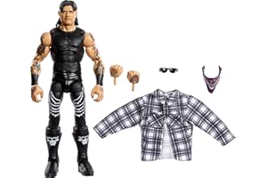 Mattel WWE Elite Action Figure & Accessories, Series #109 Dominik Mysterio 6-inch Collectible with 25 Articulation Points & Swappable Hands
