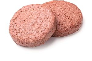 URBAN MERCHANTS Vegetarian Burgers, Fresh, Herby and Flavoursome Meat Free Burgers, Endlessly Versatile, Suitable for Home Freezing, Pack of 4 x Vegetarian Burgers, 460g