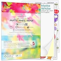 Evergreen Goods 50 Fogli A4 Pretagliati Multi Etichette (1x2, 2 - Foto 12