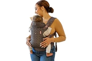 Infantino Flip Advanced 4-i-1-bärare – ergonomisk, konvertibel, ansikte-in och ansikte-utåt fram- och bakbärande för nyfödda och äldre spädbarn, 3,6-14,5 kg, leopard