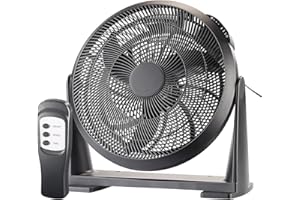 ‎SICHLER HAUSHALTSGERÄTE Sichler Haushaltsgeräte Wandventilator: XXL-Wand- & Boden-Raum-Ventilator, Fernbedienung, 55 Watt, Ø 40 cm (Raumventilator, Ventilator zur Wandmontage, Deckenventilator)