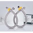 JAGGER JAG324 Stainless Steel Braided Flexible Connection Pipe for Geyser, Wash Basin & Toilet Flush | SS Wire Water Supply H