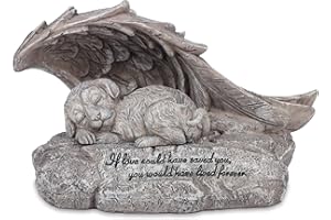 The7boX Hunde Urne - Gedenkstein für Hunde - Einzigartige Tiergrabstein für Ihren geliebten Hund | 16cm x 10cm x 9.5cm