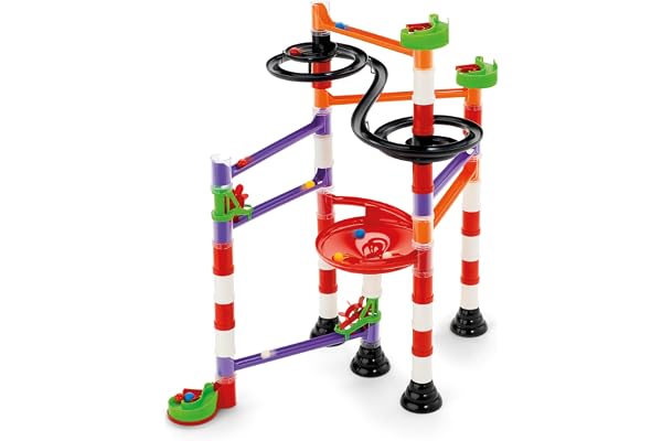 Quercetti Migoga Marble Run Vortis, Circuit Billes Enfant, Jeu de Construction, Cadeau Fille 5 Ans +, Jouet Educatif, Jeux Exterieur Enfant, Made in Italy