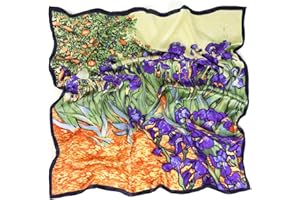 Prettystern Damska chusta jedwabna z motywem Van Gogh Impresjonizm Sztuka