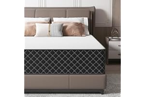 MOLPHIT Double Mattress, 10 Inch Hybrid Mattress Double with Breathable Foam and Individually Pocket Spring, Memory Foam Mattresses for Back Pain Relief, Medium Firm Mattresses in a Box, 135x190x25cm