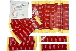 SPYDER TAPE Premium Number Plate Sticky Pads with 3M VHB 5952 Adhesive - Double-Sided, Heavy-Duty Car License Plate Fixings - Weatherproof, Professional Strength, Residue Free - 20 Pack