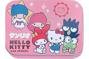 MEVSIM STORE Friends Tiritas infantiles con licencia - Doos metálicos- 24 tiritas- Atractiva caja de diseño para guardar tiritas para niños- Tiritas adhesivas de diseño- Mochila