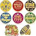 Lyrow 96 Pcs Employee Appreciation Pins Employee of The Month Gifts Bulk 3/4 Inch Recognition Enamel Pins Cheer Lapel Pins for Employees Coworkers Team Gift