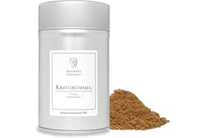 ‎BOOMERS GOURMET Boomers Gourmet - Kreuzkümmel gemahlen – Cumin Pulver aus hochwertigen Samen – Naturgewürz ohne Zusatzstoffe – für orientalische und indische Küche - Gewürzdose 11,5 cm - 80 g