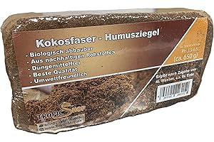 TROPICSHOP de Coco pour terrariums et terrariums - Sol en Coco Facile à partitionner - XXL - pour Terrarium - Litière d'humour Cocoground - Fond de cococo, cococo, cococo, Humus en Fibre de Coco