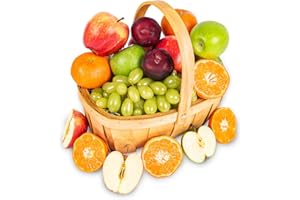 PRESTIGE HAMPERS Fruit Basket Gift Hamper – Fresh Food Assortment for Get Well, Birthday, Sympathy, Thinking of You, Friend, Care Package – Healthy Gourmet Snacks – Unique Present Idea