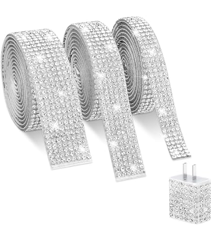 Nastro Di Strass In Vetro 1 Yard (600 Pezzi) – Catena Double Row Per Decorazioni E Fai-da-te