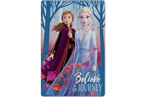 CHARACTERS CARTOONS Character Cartoons Fleecedecke, 100 x 140 cm, Full Print Disney Frozen Ii Blu