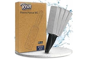 Pietra Pomice WC Professionale – Pietra Pomice contro Calcare e Macchie, Alternativa a Decalcificante, Disincrostante WC e Detergente per Pulizia Bagno Efficace