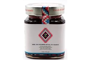 ZAYTI Miel de Sidr Maliky du Maroc Pur jujubier Brut Sidr Honey Royal 300 g - Naturel - Stimulant. Energisant. produit de qualité, pour une santé renforcée et un corps plus fort.