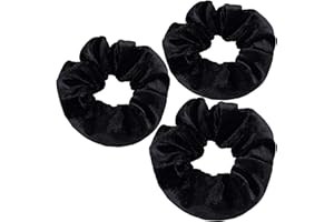 Evergreen Labs Secret Scrunchies Lot de 3 chouchous pour cheveux avec cachette d'argent et coffre-fort caché – Gadgets de voyage pour femmes, cachettes secrètes pour objets de valeur, élastiques à