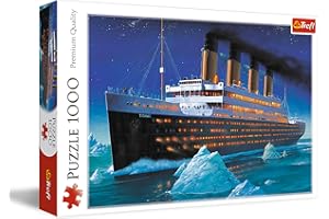 Trefl 916 10080 EA 1000 Teile, Premium Quality, für Erwachsene und Kinder ab 12 Jahren 1000pcs Titanic Puzzle, Coloured
