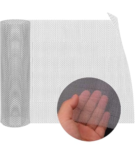 Rete Metallica Acciaio Inox 30x120cm - Barriera Anti-Zanzare E Topi Per Finestre - Foto 8