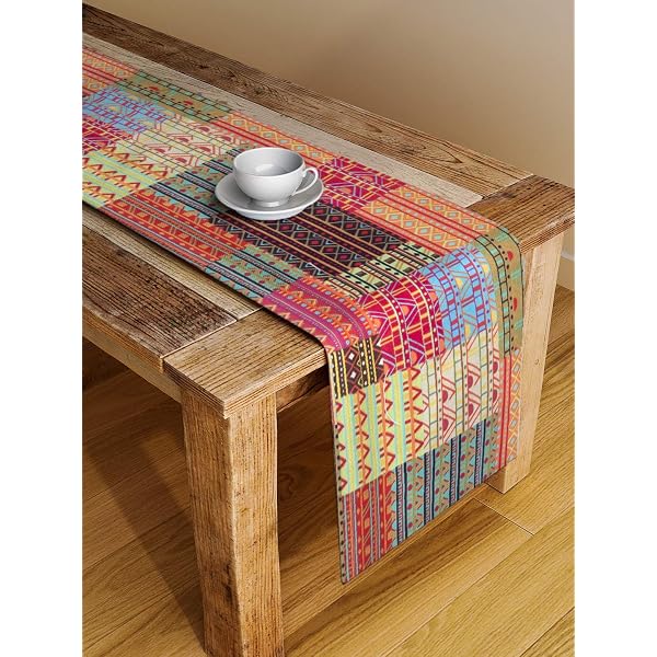 Bigmoon 100% Cotton Table Runner – 60x16 Inch, Misty Blue, Washable Decor For Dining Table & Bed
