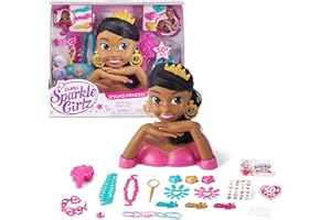 Sparkle Girlz- Tête de Coiffure Fantasy Nail Design,3+ ,100498