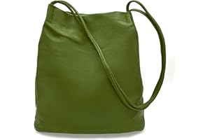 Woodland Leathers Women's Medium Size Vegan Leather Hobo Bucket Tote Handbags For Women - Elegant Black Handbag With Long Straps, Stylishly Spacious Designer Elegance bags for women