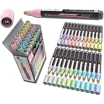 30-delige Acrylverfmarkerset – 0,7 Mm Extra Fijne Punt, Waterbasis, Niet-giftig, Snel Drogend, Voor Steen, Canvas, Glas, Metaal, Stof, Hout En Scrapbooking
