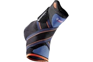 Thuasne Sport - Chevillère Strapping Novelastic - Entorse Ligaments Latéraux Interne ou Externes, Cheville Instable - Indice de maintien 3/3 - Dispositif Médical CE - M