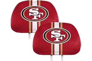 FANMATS NFL Full-Print Head Rest Covers, 2-Pack