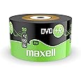 Maxell DVD+R 4.7 GB 16X 120 Min Video - Matt Silver (50 Disk - Shrink Wrapped)
