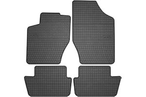 M MOTOS Alfombrillas de Goma para Peugeot 307 2001-2008 Mejora tu Comodidad de Viaje con la Alfombrilla Antideslizante para Coche- Alfombrillas de Coche para Varias Estaciones
