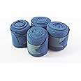 Gee Tac Horse Bandages Leg Wraps Pack of 4 x 3M BLUE