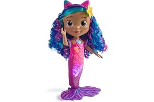 DREAMWORKS GABBY'S DOLLHOUSE Gabby's Dollhouse: The Movie – Sirena Gabby Che Canta e Si Illumina, Bambola Sirena Impermeabile con Luci e Suoni | Giocattolo per Bambine e Bambini dai 3 Anni in su