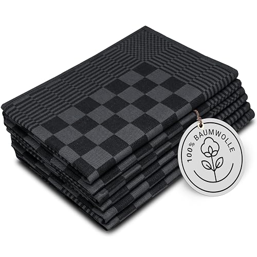 ZOLLNER Geschirrtücher 6er-Set, 65×65 cm