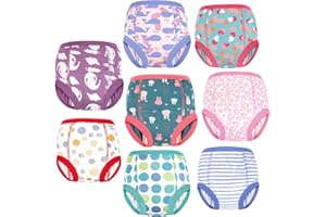 FLYISH DIRECT Calzones de Entrenamiento niño de Algodón Pañal de Aprendizaje Bragas de Aprendizaje 2-6 años