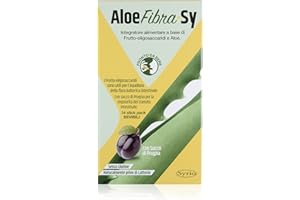 Syrio Integratori Alimentari, Aloe Fibra Sy, Integratore per il Benessere Intestinale, con 5g di fibra liquida FOS e Aloe Vera, Con Succo di Prugna, Pronto da bere, 14 stickpack