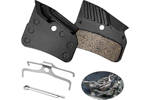 KALEXION Pastillas de freno de bicicleta para Shimano N03A – Pastillas de freno de disco para bicicleta Shimano M7120/M8120/M9120, con aletas de refrigeración, adecuadas para sistema de frenado de 4 pistones