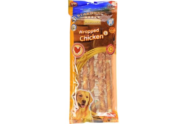 Nobby Friandise pour Chien Poulet Stick Enrobé 25 cm/Diamètre 7-8 mm