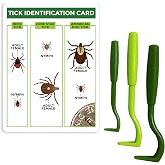 TickCheck Kene &Ccedil;ıkarıcı Değer 3'l&uuml; Paket - Kene &Ccedil;ıkarma Ara&ccedil;ları + Kene Tanımlama Kartı - İnsanlar, K&ouml;pekler ve Kediler i&ccedil;in 