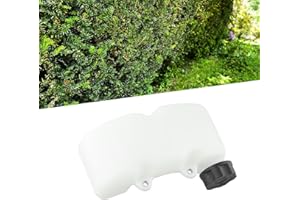 EASYBYMALL Depósito de combustible de desbrozadora, cortasetos 32F HT2300, tanque de gasolina con tubo de combustible y tapa, para 32F HT2300 para recortadora china Zenoah, 185 x 90 mm