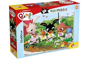 LISCIANIGIOCHI Lisciani Puzzle Maxi Floor de 24 piezas, Bing 81202 - Rompecabezas para niños a partir de 3 años