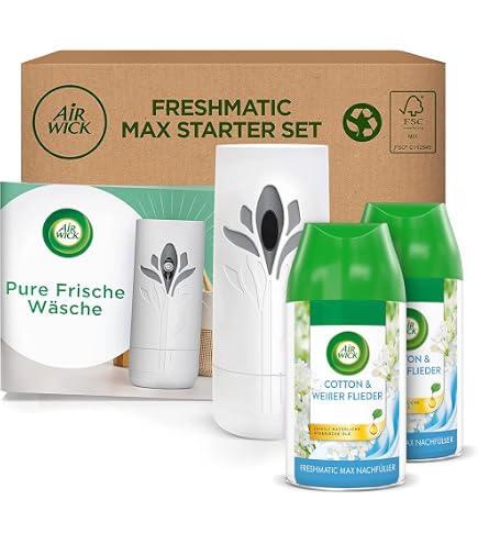 Wandmontierter, Automatischer Duftspender für den Innenbereich, Lufterfrischer-Spender, Lufterfrischer Airwick Automatischer Lufterfrischer-Duft-Aerosol-Sprühspender Drogerie & Körperpflege