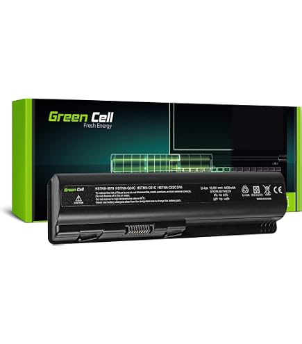 AT Batteria Sostitutiva Per HP-Compaq 5200mAh 10,8V – Compatibile HSTNN-105C, HSTNN-C12C, HSTNN-CB05 – Li-Ion 6 Celle