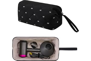 Travel Case Compatible with Dyson Airwrap and Curling Iron, Portable Hair Dryer Carrying Bag Waterproof Storage for Dyson Supersonic Styler Attachments Protection