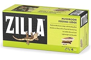 ZILLA Vertical Décor Mangeoire pour Champignons Marron Taille Unique 24,1 cm