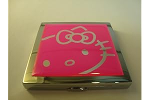 Blue Nose Friends Hello Kitty Square Pocket Mirror, Pink