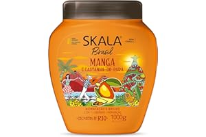 SKALA Crema ACONDICIONADORA Manga E CASTANHA para 1000ML, Negro, Estandar